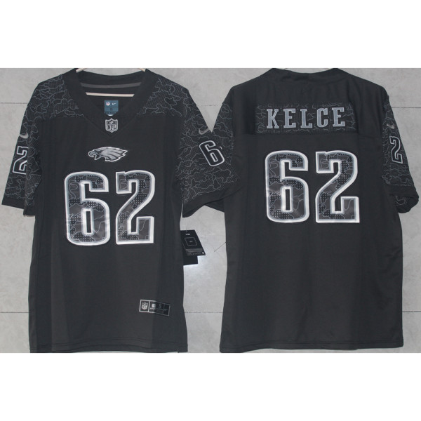 KELCE #62 Men's Philadelphia Eagles NFL Jersey 老鹰