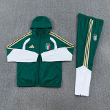 2026/27 Italy Green Hoody Zipper Jacket