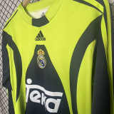 1999/2000 RM GK Green Retro Long Sleeve Soccer Jersey