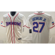 2026 WBC Dominicana #27 GUERRERO JR. White Baseball Jersey