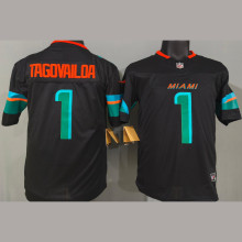 TAGOVAILOA #1 Men's Miami Dolphins NFL Jersey 海豚 (3代）