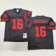 MONTANA #16 Men's San Francisco 49ers Retro NFL Jersey 49人