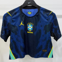 2026/27 Brazil Away Blue Women Yoga Vest Jersey 女
