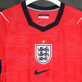 2026/27 England Away Red Player Version Soccer Jersey