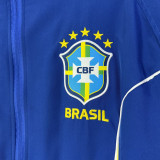 2026/27 Brazil Blue Windbreaker