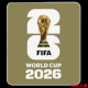 橡胶 儿童 FIFA WORLD CUP 2026 Rubber Kids Patch Right Patch 右臂章 金底白字 (You can buy it alone OR tell us which jersey to print it on. )