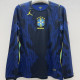 2026/27 Brazil Away Blue Fans Long Sleeve Soccer Jersey