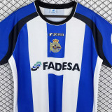 2001/2002 Deportivo La Coruna Home Retro Soccer Jersey