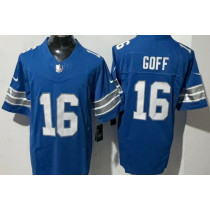 GOFF #16 Men's Detroit Lions NFL Jersey 雄狮     (3代）