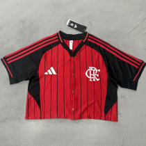 2026 Flamengo Red Women Baseball T-Shirt