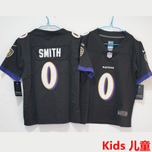 SMITH #0 Baltimore Ravens Kids NFL Jersey 乌鸦