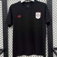 2026/27 Spain Black Casual Pure Cotton T-Shirt   T293