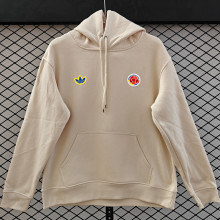 2026/27 Colombia Home Khaki Retro Style Hoody 小绣花 红标 卡其色