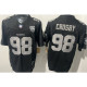 CROSBY #98 Men's Las Vegas Raiders NFL Jersey 突袭者   (3代）
