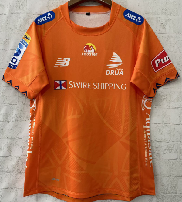 2026/27 Fiji Orange Rugby Jersey