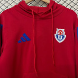 2026/27 Universidad de Chile Red Hoody Training Sweater