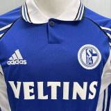 1998/2000 Schalke 04 Blue Retro Long Sleeve Soccer Jersey