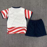 2026/27 U.S Home Red White Kids Soccer Jersey