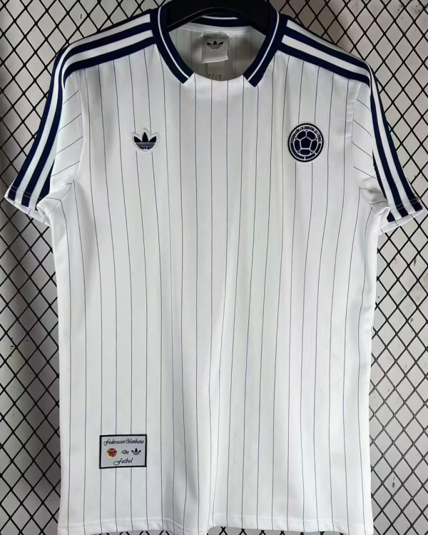 2026/27 Colombia White Retro Style Training Jersey