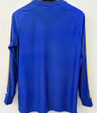 2026/27 RM Retro Style Blue Fans Long Sleeve Soccer Jersey