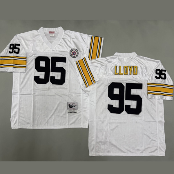 LLOYD #95 Men's Pittsburgh Steelers Retro NFL Jersey 钢人