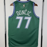 2026 Mavericks DONCIC #77 Green Retro NBA Jersey