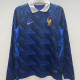 2026/27 France Home Blue Fans Long Sleeve Soccer Jersey