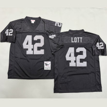 LOTT #42 Men's Las Vegas Raiders Retro NFL Jersey 突袭者