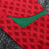 2004 Portugal Home Kids Retro Long Sleeve Soccer Jersey