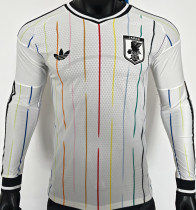 2026/27 Japan Away White Player Version Long Sleeve Jersey