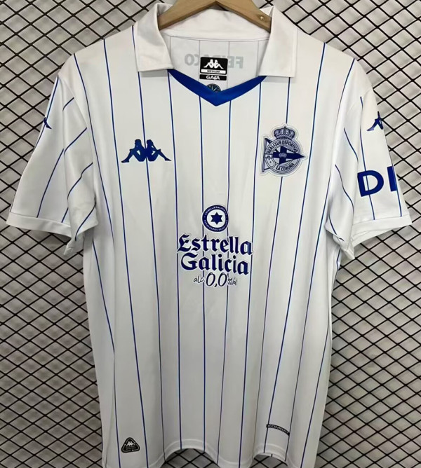 2026/27 Deportivo La Coruna White Retro Style Soccer Jersey