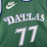 2026 Mavericks DONCIC #77 Green Retro NBA Jersey