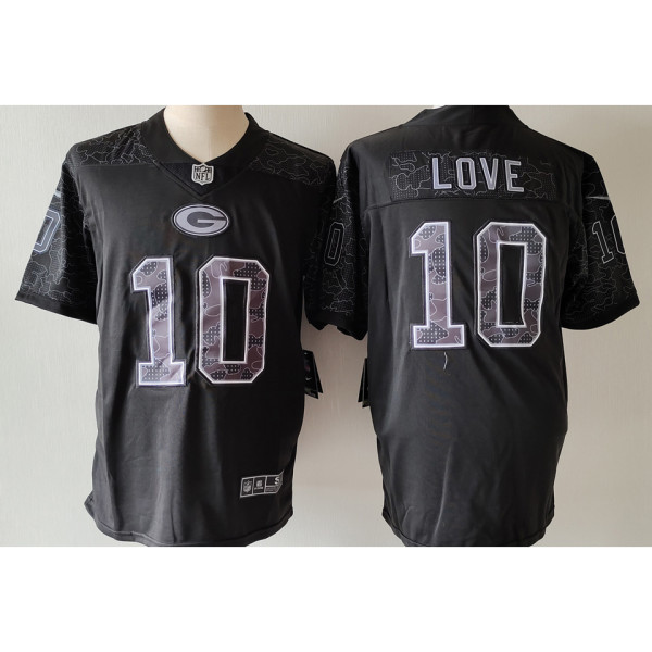 LOVE #10 Men's Green Bay Packers NFL Jersey 包装工