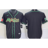 2026 WBC Mexico Black Baseball Jersey