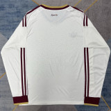 2026/27 Spain Away White Fans Long Sleeve Soccer Jersey