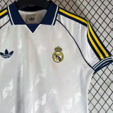 2026/27 RM Special Edition White Retro Style Fans Soccer Jersey 黄三边