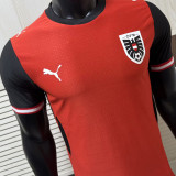 2026/27 Austria  Home Red Player Version Soccer Jersey