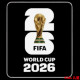 橡胶 儿童 FIFA WORLD CUP 2026 Rubber Kids Patch Right Patch 右臂章 黑底白字 (You can buy it alone OR tell us which jersey to print it on. )