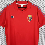 1983 Osasuna Home Red Retro Soccer Jersey