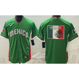 2026 WBC Mexico Green Baseball Jersey 袖无花