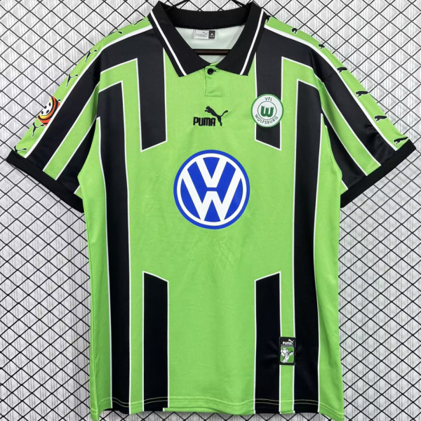 1999/2000 Wolfsburg Away Green Retro Jersey