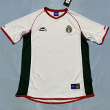 2000 Mexico White Retro Soccer Jersey