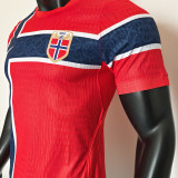 2026/27 Norway Home Red Player Version Soccer Jersey