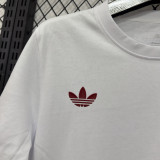 2026/27 Spain White Casual Pure Cotton T-Shirt   T293