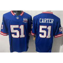 CARTER #51 Men's New York Giants NFL Jersey 巨人   (3代）