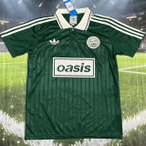 2026 AD x oasis #25 Green Retro Style Fans Soccer Jersey (Have No.25 带号码）