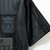 1995/1996 LFC Special Edition Black Retro Soccer Jersey
