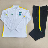2026/27 Brazil White Sweater Tracksuit