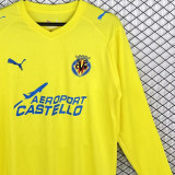 2008/2009 Villarreal FC Home Retro Long Sleeve Soccer Jersey