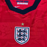 2026/27 England Away Red Player Version Kids Jersey 球员版童装